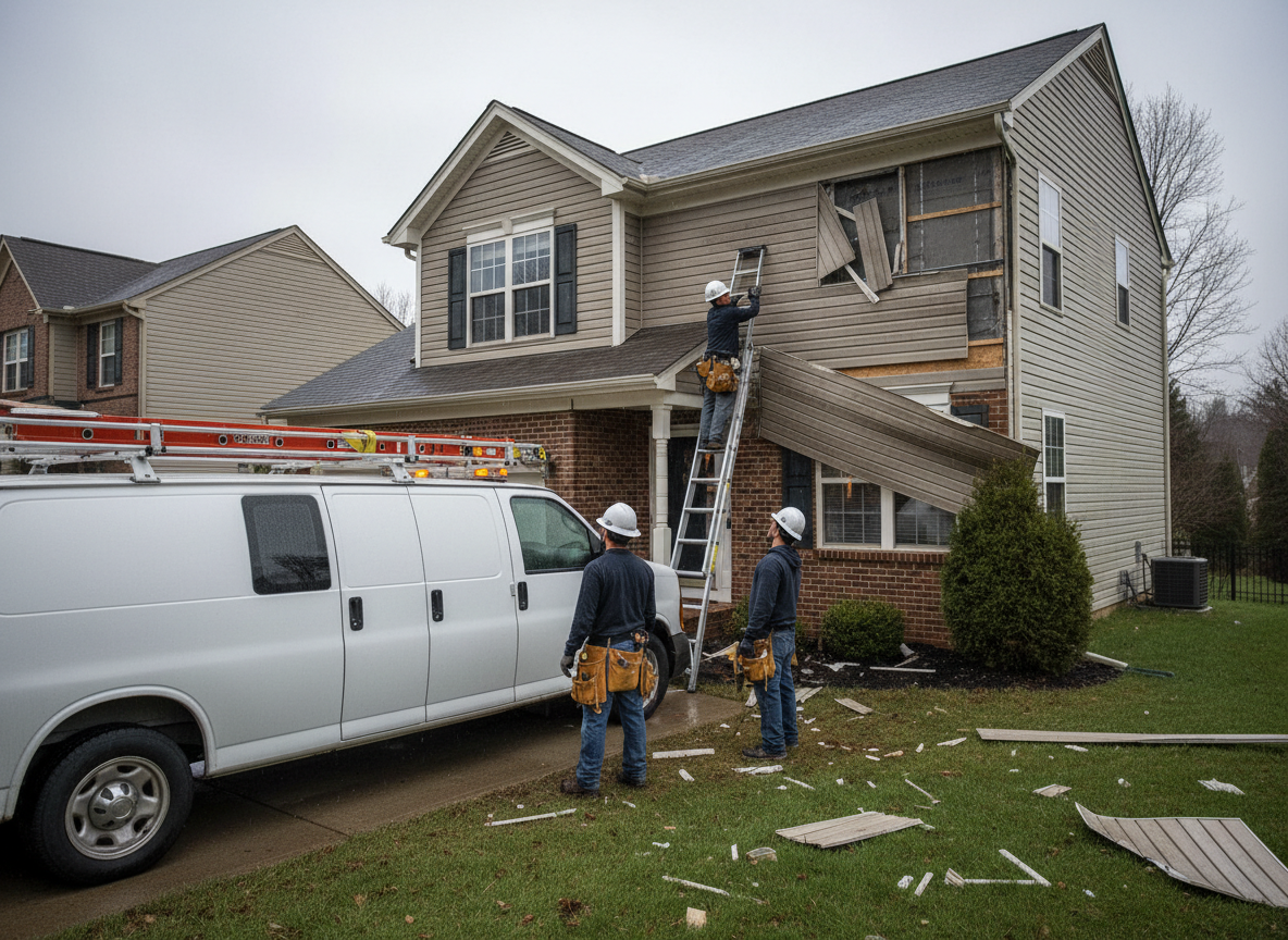 Emergency siding contractor​ in Anderson Township
