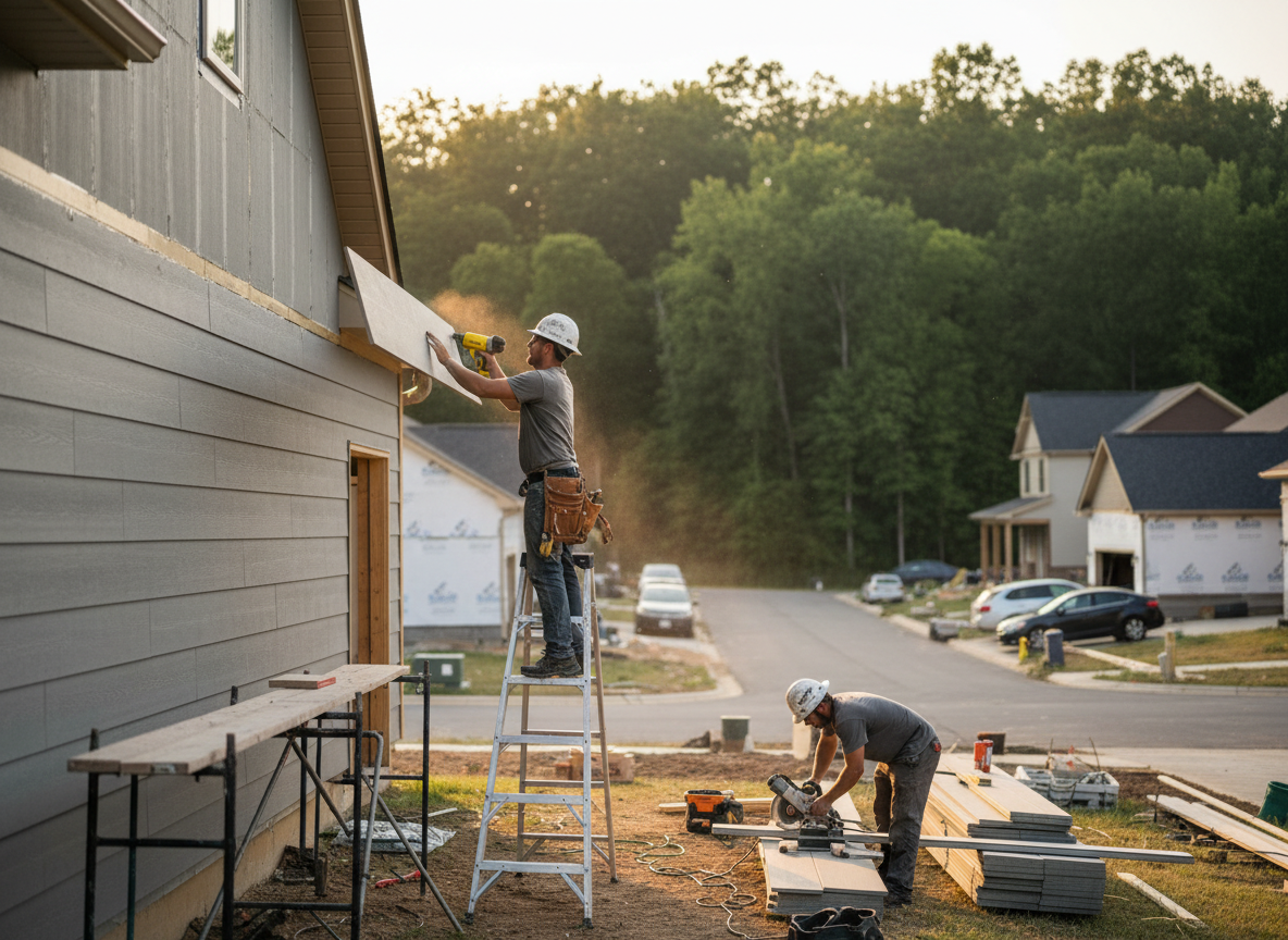 fiber cement siding contractors in Anderson Township