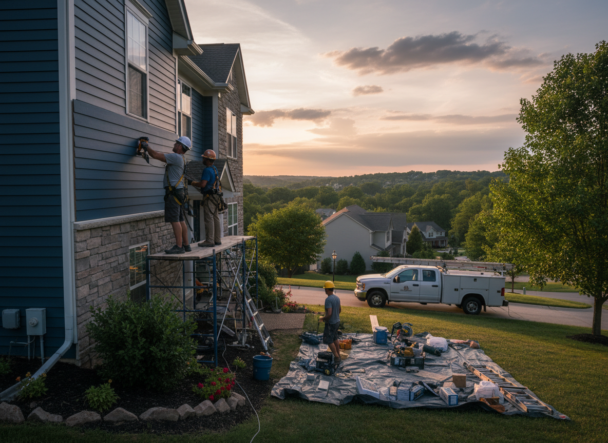 Siding contractor in Mount Washington