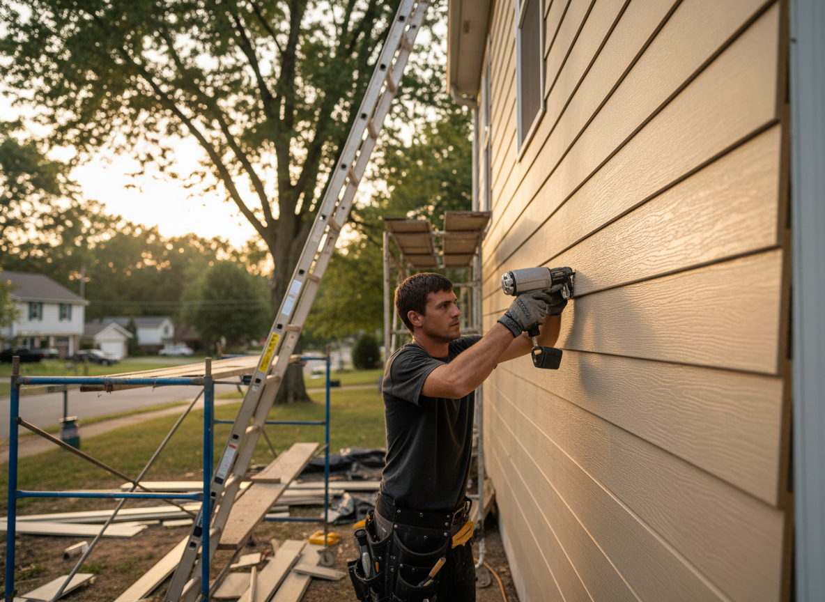 Siding contractor in Turpin Hills