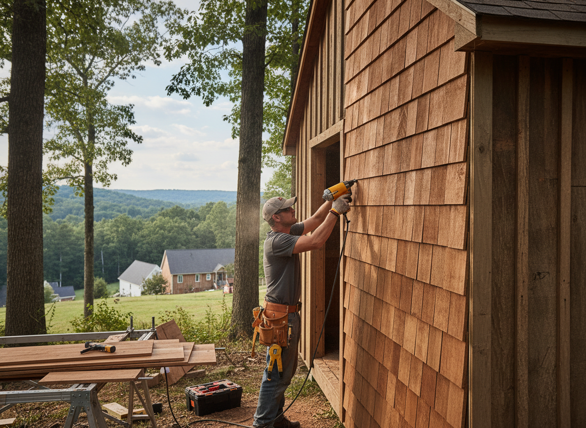 shed siding in Anderson Township
