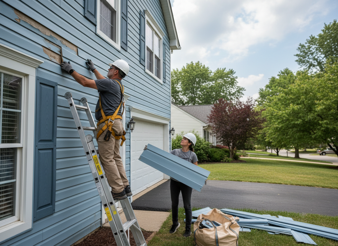 siding repair contractors in Anderson Township